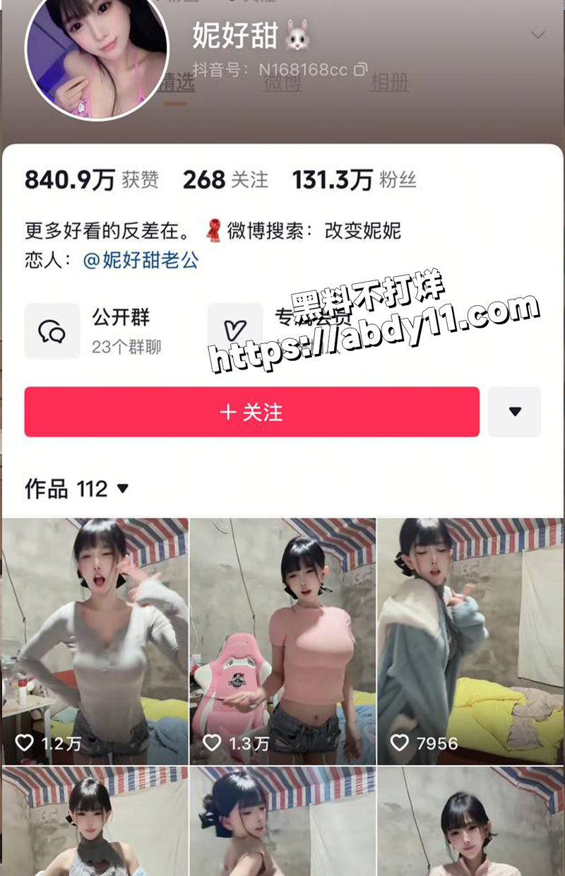 抖音百万粉丝网红2