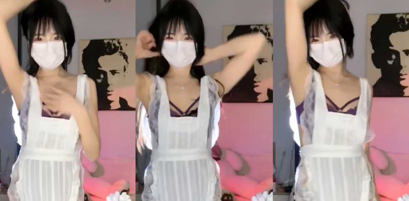 抖音12w粉丝空姐网红柳如烟 红丝袜热舞女仆裙撩人 湿身大秀炸翻全场