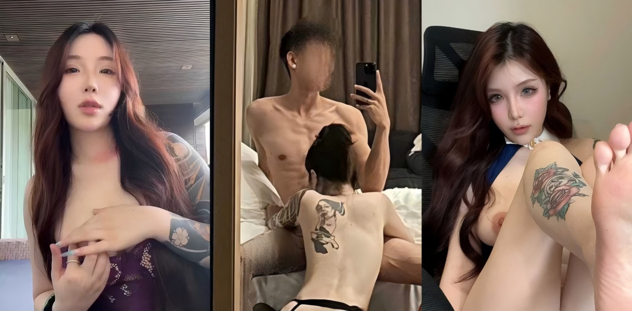 神颜爆乳福利姬Aiyo 大奶揉捏白浆直流 女上位猛骑 大花臂相当吸睛
