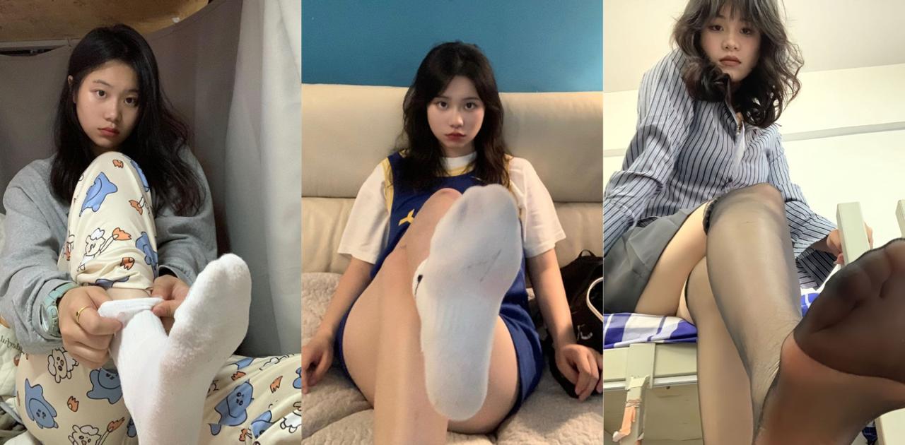 抖音大学生网红小痞太帅了会员私拍泄露 肤白貌美足控福利 极品美臀曲线撩爆全网