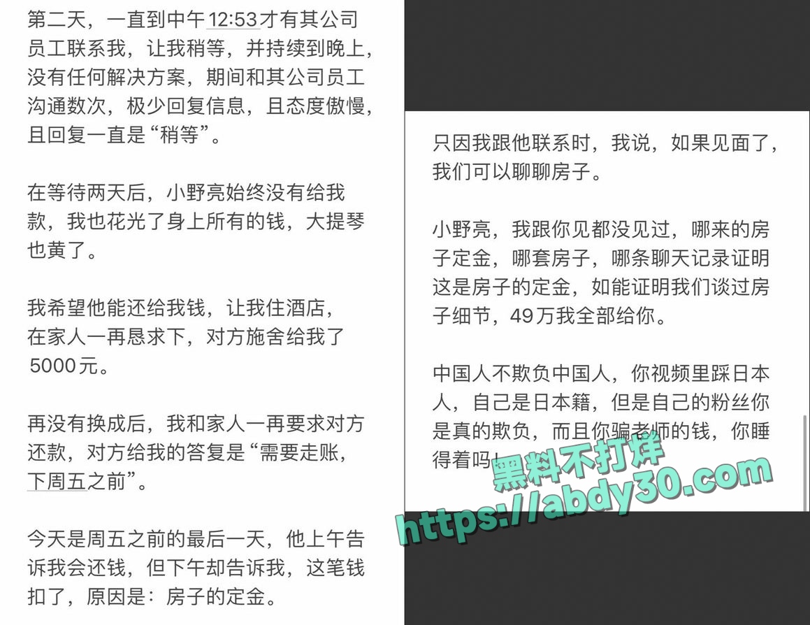 抖音百万粉丝网红东瀛小野亮B4