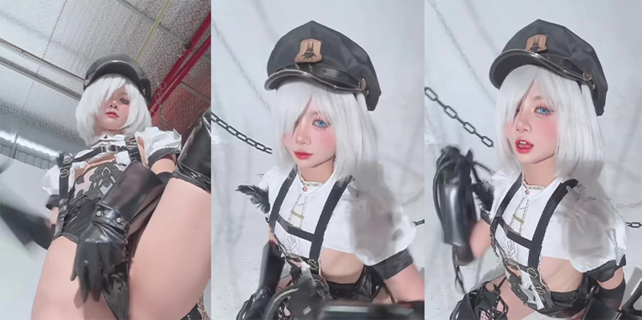 PoppaChan作为福利姬的cosplay露出拍摄，性感身材尽露诱人眼球！