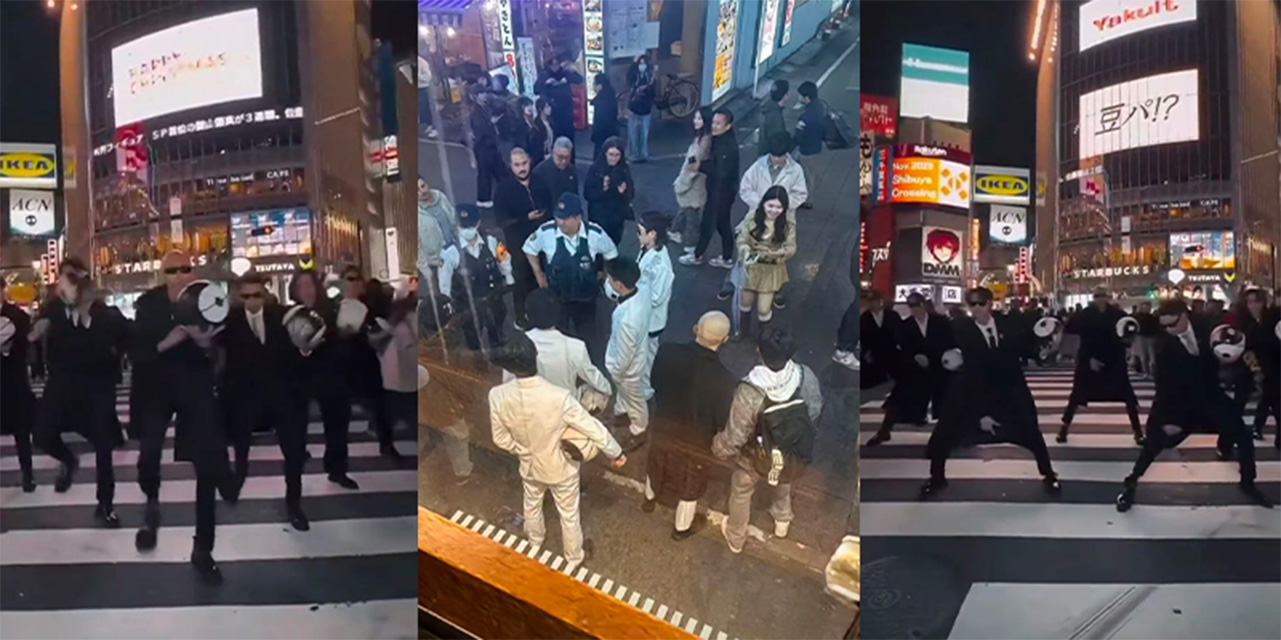 中国网红在涩谷十字路口大跳群舞 惹怒日本网友被狂喷