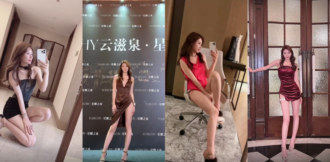 抖音 Tinabb 25w粉丝网红 直播不小心露点合集