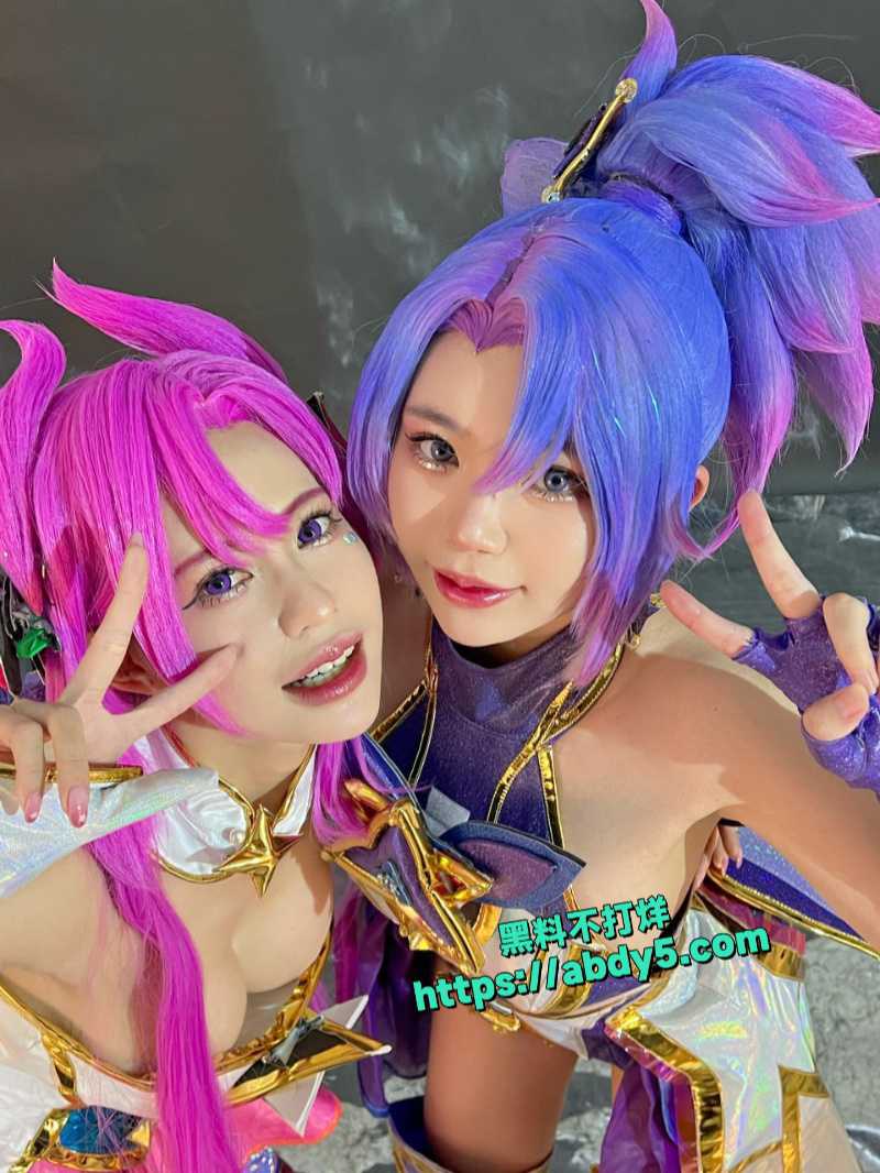 cos英雄联盟双星阿卡丽星与卡莎 2