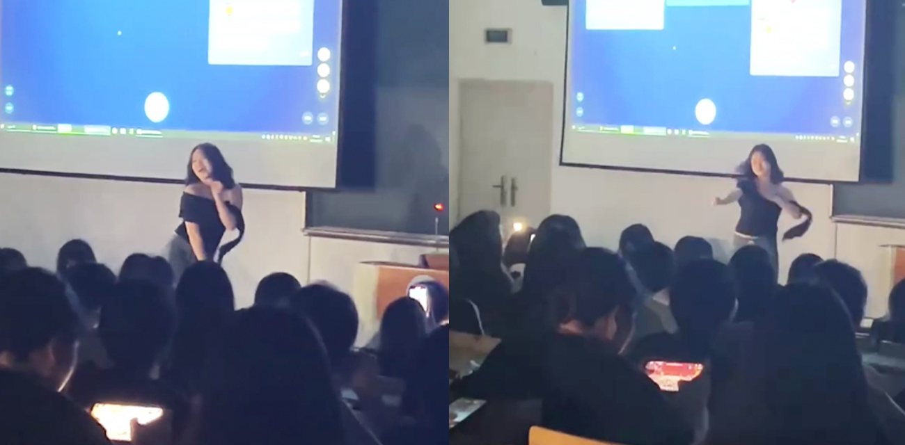 福建闽江师范高专惊现甩奶姐 教室热舞惊呆众人 圈内福利姬裸舞视频接连爆出