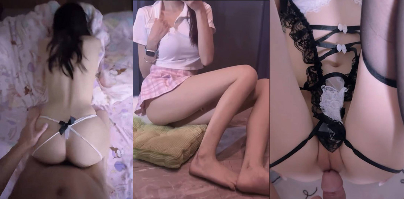 抖音网红晗小宅大尺度啪啪视频泄密 情趣女仆内衣无套输出