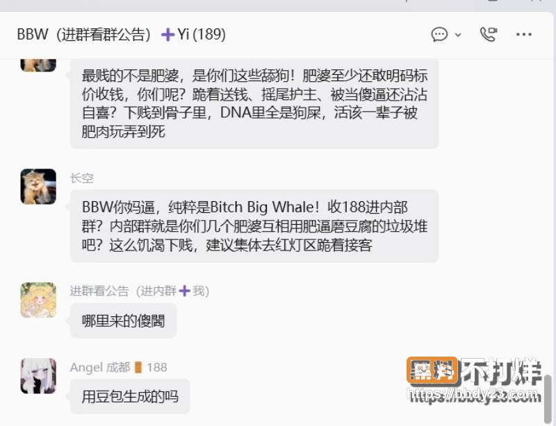 BBW微信群 17