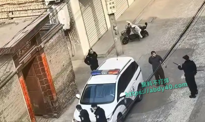 河北持刀歹徒威胁被制服现场4