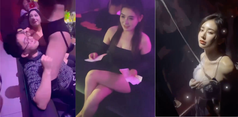 抽烟喝酒泡夜店的好女孩在金主身上内裤摩擦脸蛋！这样的“好女孩”你爱了吗？