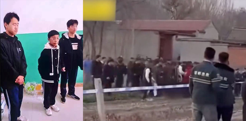 邯郸市肥乡区北高镇张庄村初一学生被同桌与两名同学杀害并且藏尸与菜棚 面对警察的盘问保持着矢口否认的态度！