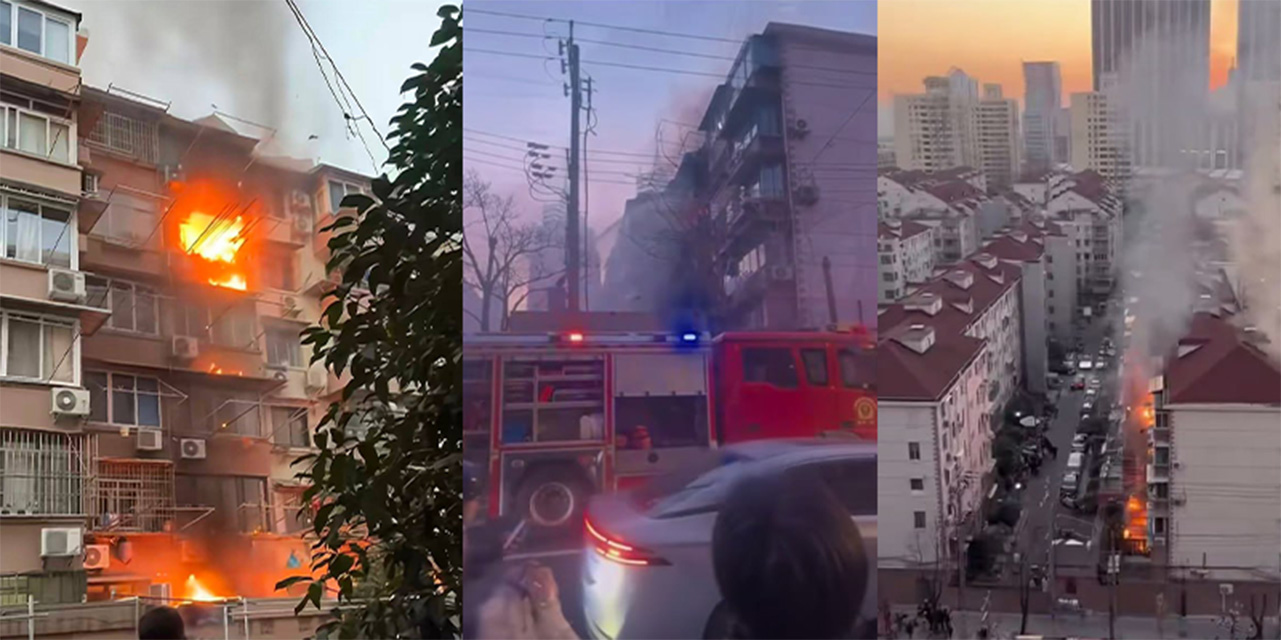 上海突发火灾 白玉新村一居民家中突发火灾 66岁被困男子被顺利救出