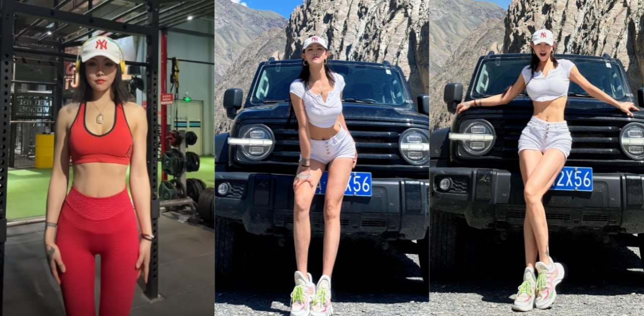 网红变网黄！抖音爱健身的模特网红 尹格格 居然在外网做福利姬网黄 貌似转型非常成功！