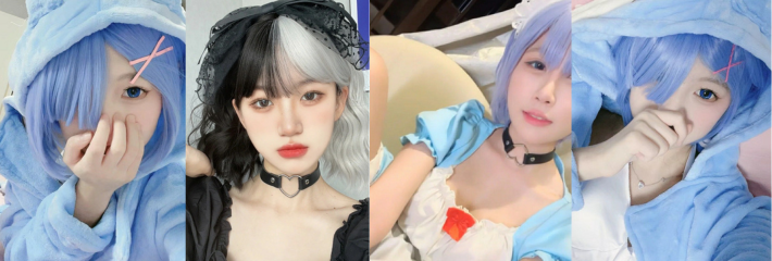 上海商务学院 李馨依 玩漫展cos露出自慰！只需投票于她即可领取福利～