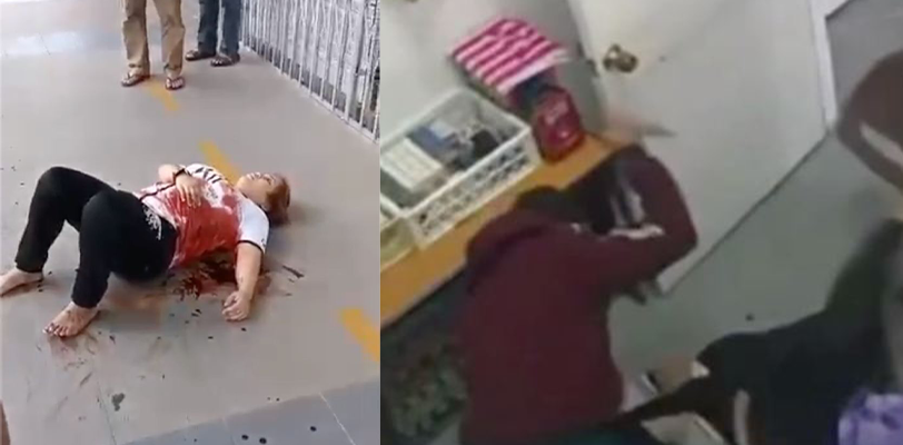 马来西亚诗巫25岁女子遭人潜入公司连刺多刀 当场身亡！现场视频传出！