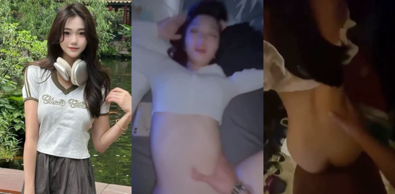 安徽蚌埠反差少女杨茜倩酒店约炮视频流出 清纯少女穿蕾丝上衣 翘臀被按墙猛操