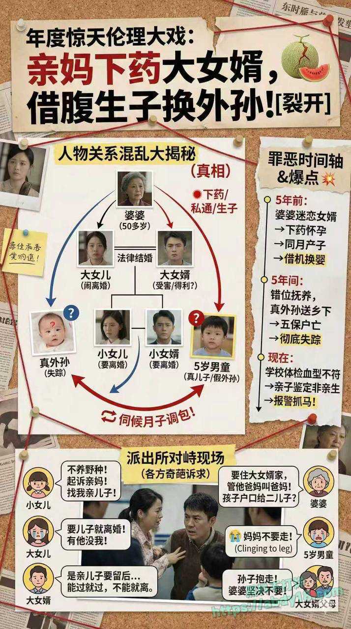 广东江门惊天丑闻丈母娘下药迷奸女婿怀孕