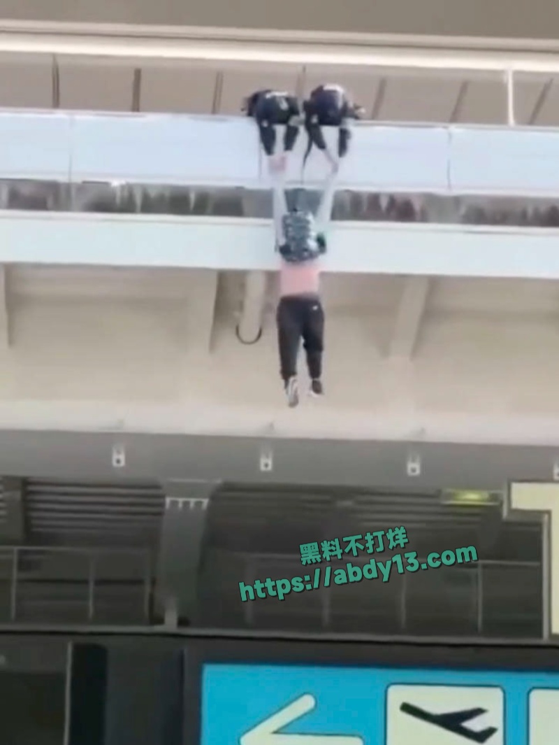 中国男子日本大阪关西国际机场第一航站楼坠楼 4