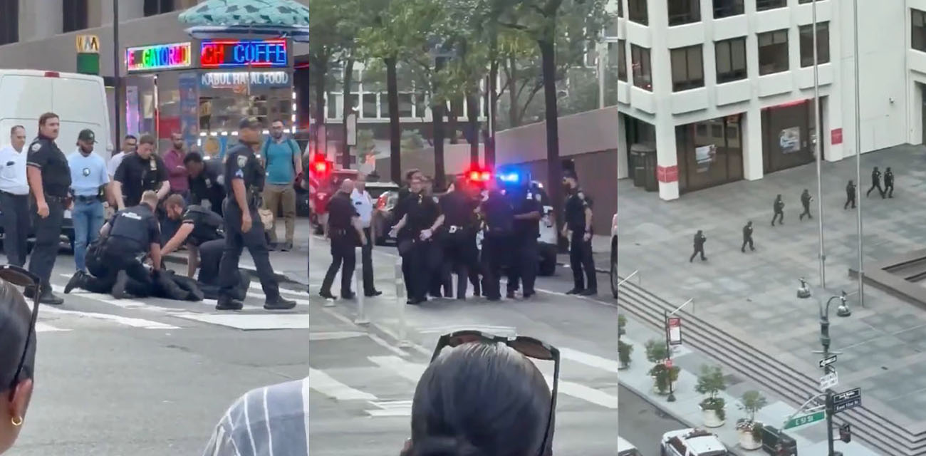 纽约曼哈顿中城突发枪击案 黑石集团总部遭枪手袭击 疑似与巴勒斯坦解放组织有关