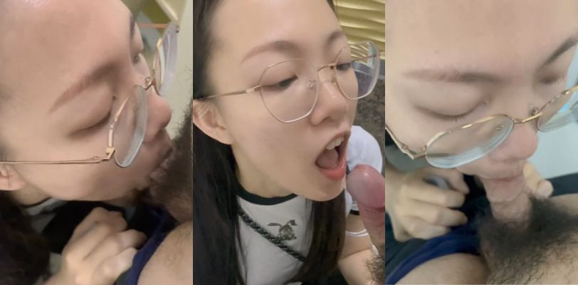 最骚不过眼镜妹!