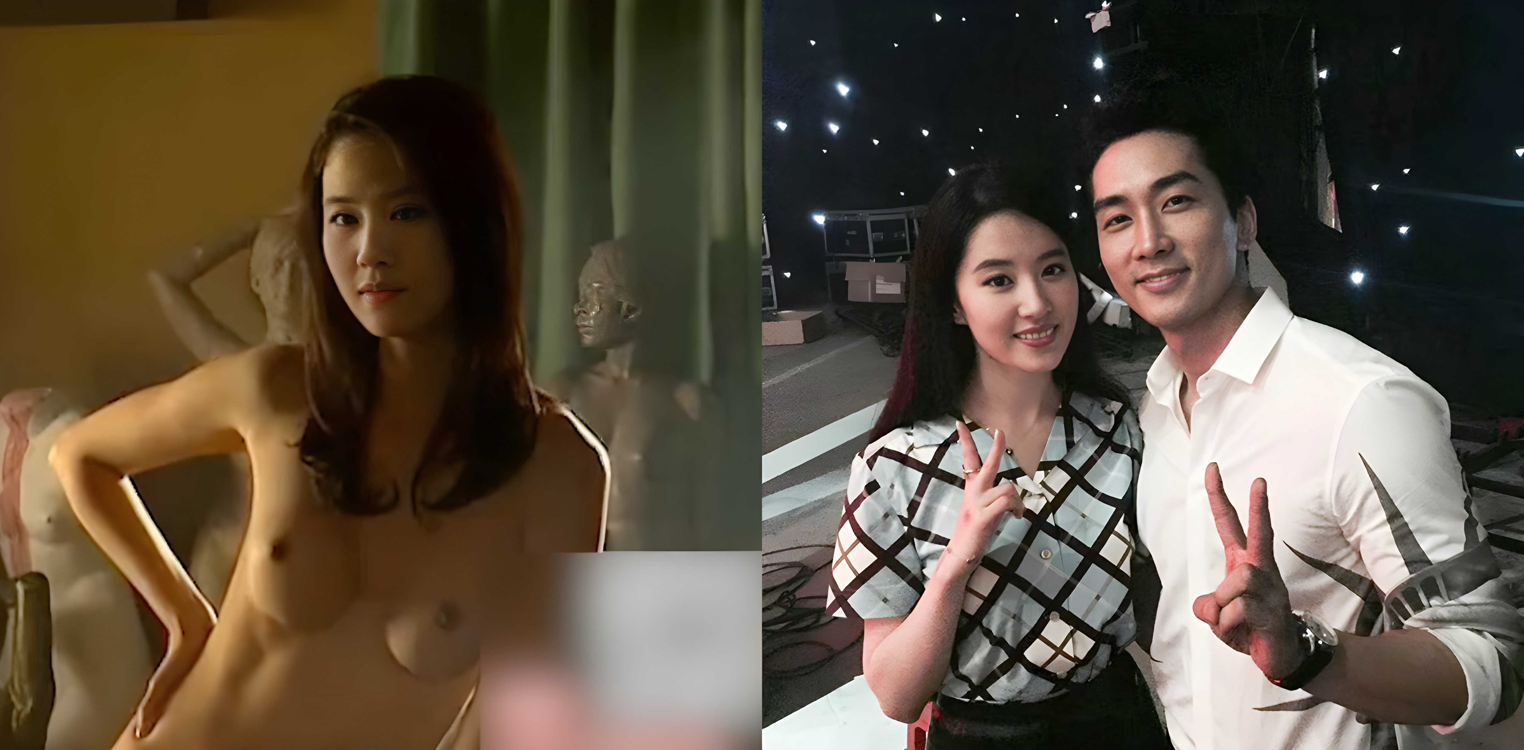 刘亦菲早期参演韩国三级片 神仙姐姐为艺术献身 三点全露逼毛清晰可见