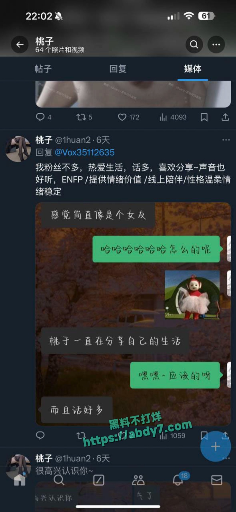 河南信阳抖音小网红屁桃桃早年海外福利姬 5