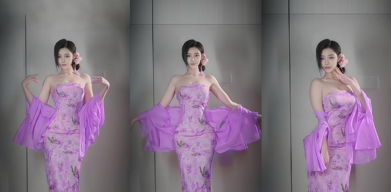 推特网黄是小桃呢新作 紫色开档女神再次满足了他的私欲 不用脱就能顶