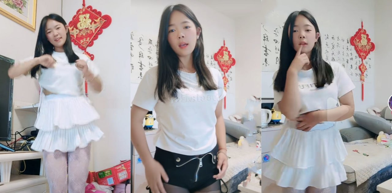 快手06年妹子 21年秋 刚成年就很骚的小妹妹给金主爸爸私发福利视频被泄密 长大真不得了！