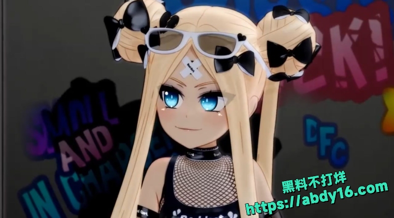 3D动漫丸子头黄发小萝莉主动求操5