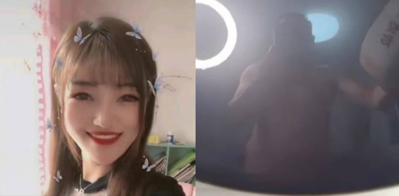 抖音 美食博主 小美姐 变小美叔光膀大汉