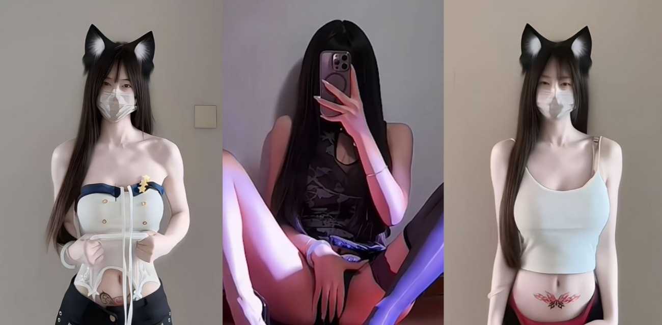 抖音魅魔纹擦边女神PAL私拍 火辣扭胯秀脚 丁字裤挑逗自慰 尺度炸裂