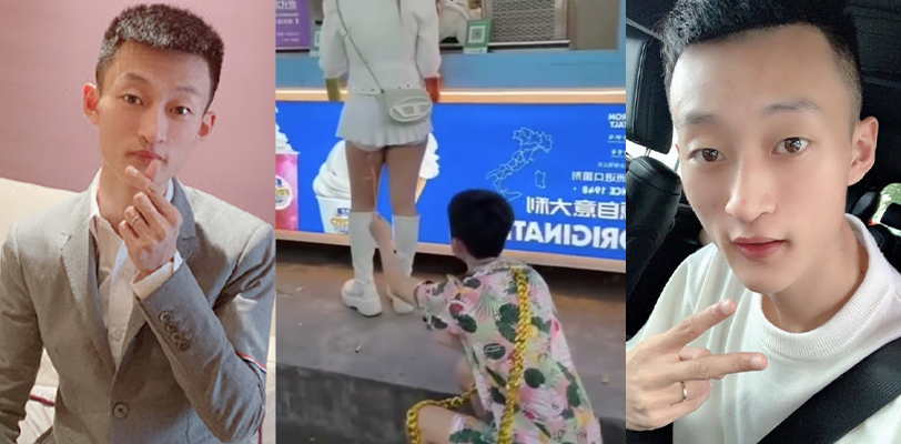 低俗网红祁天道被拘 直播时为博眼球捅女游客臀部 这种人有4000万粉丝谁该脸红？