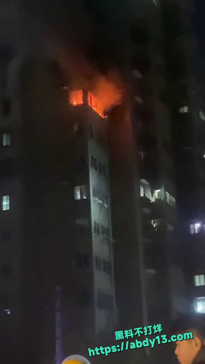 蚌埠金鼎黄庄小区火灾现场惊魂4