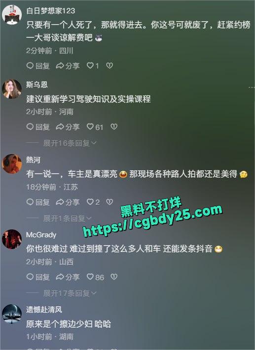 SU7女车主连撞17车21