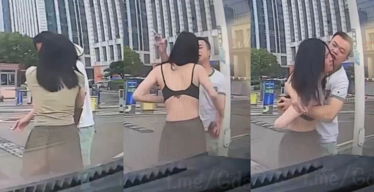小仙女一生气就当街脱衣服 奇怪的性格在私下肯定是条万人欠操的小母狗！