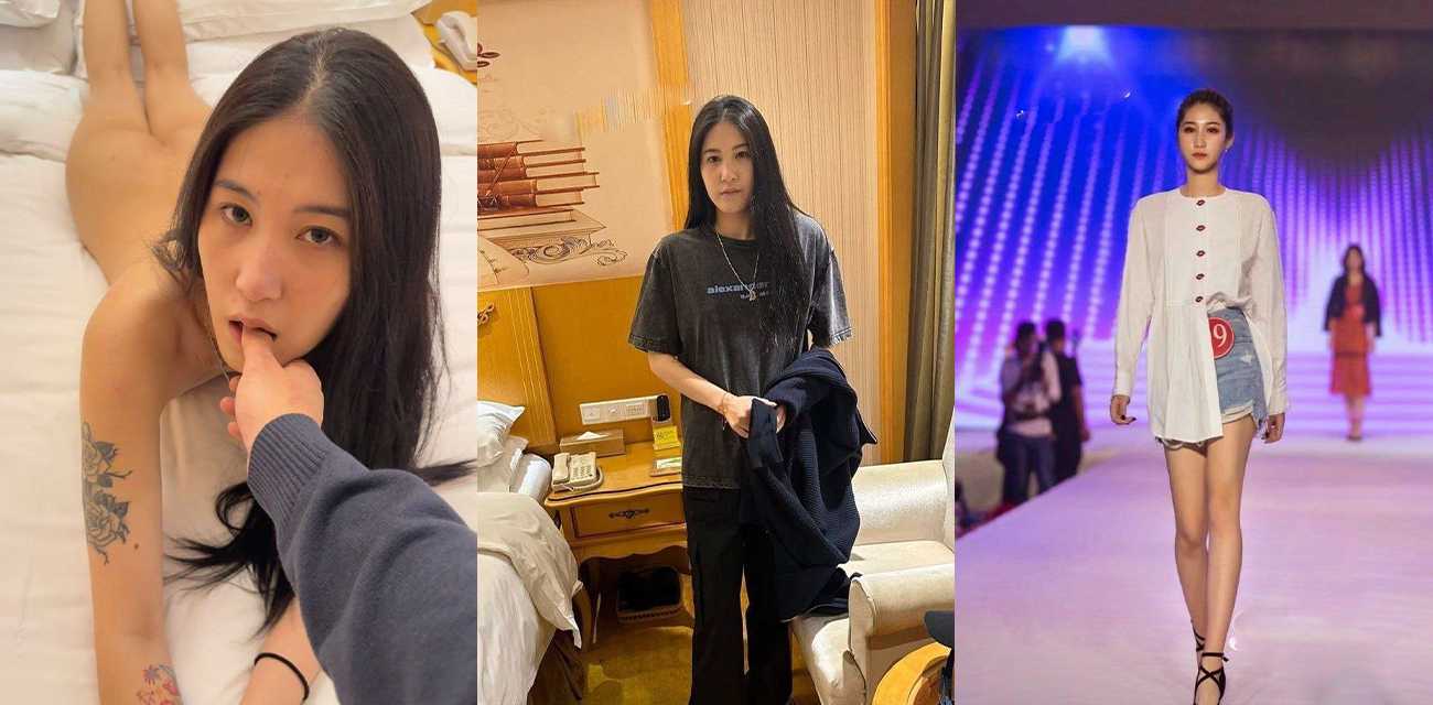 河北唐山纹身女模特被经纪公司领导潜规则 这么娇羞反应大还以为是个处女呢？