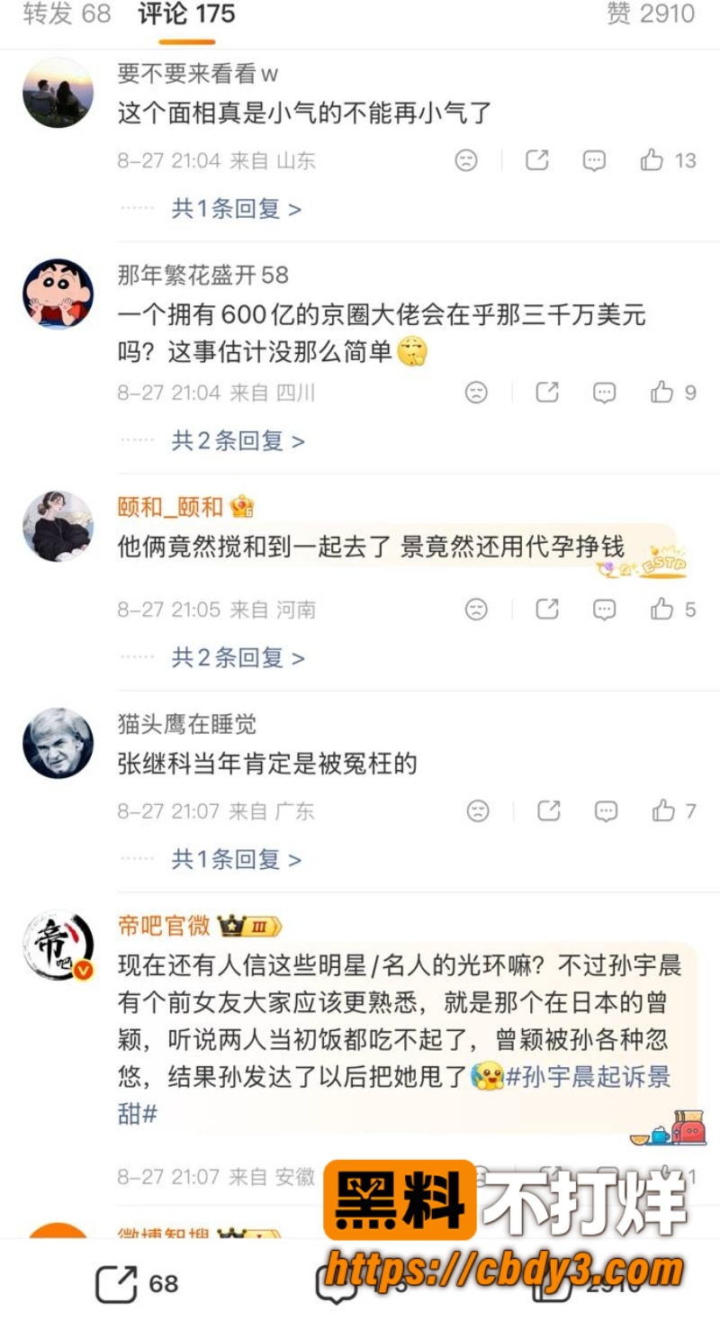 宇晨起诉景甜 6