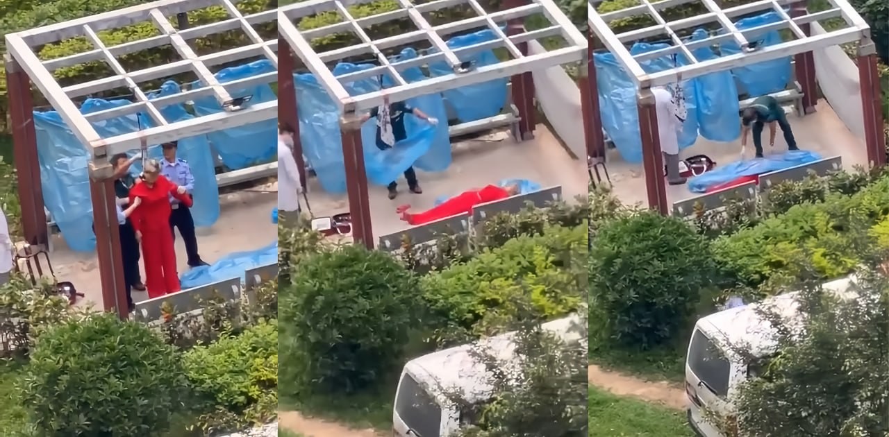 海丰海富花园红衣服上吊事件 老太婆因废纸板丢失 吊死花园硬刚物业视频流出