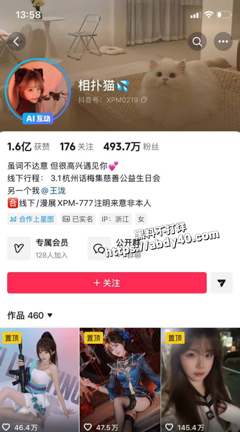 抖音500万粉丝网红