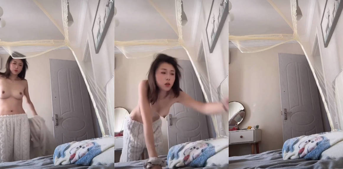 抖音 最近有点喜欢你 直播洗澡忘关摄像头 半裸换衣过程被录屏！