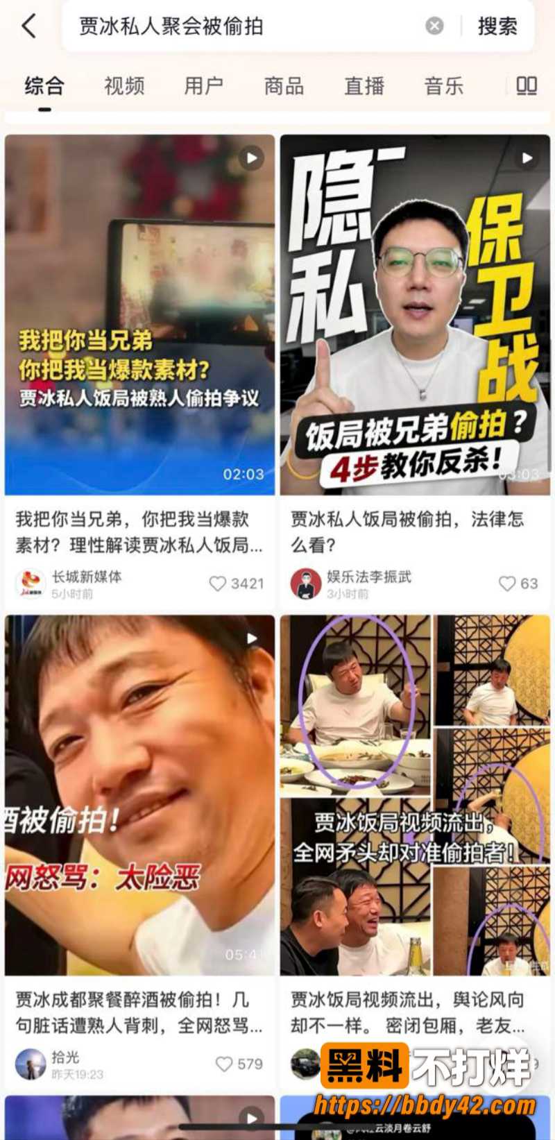 贾冰私人聚会被偷拍7