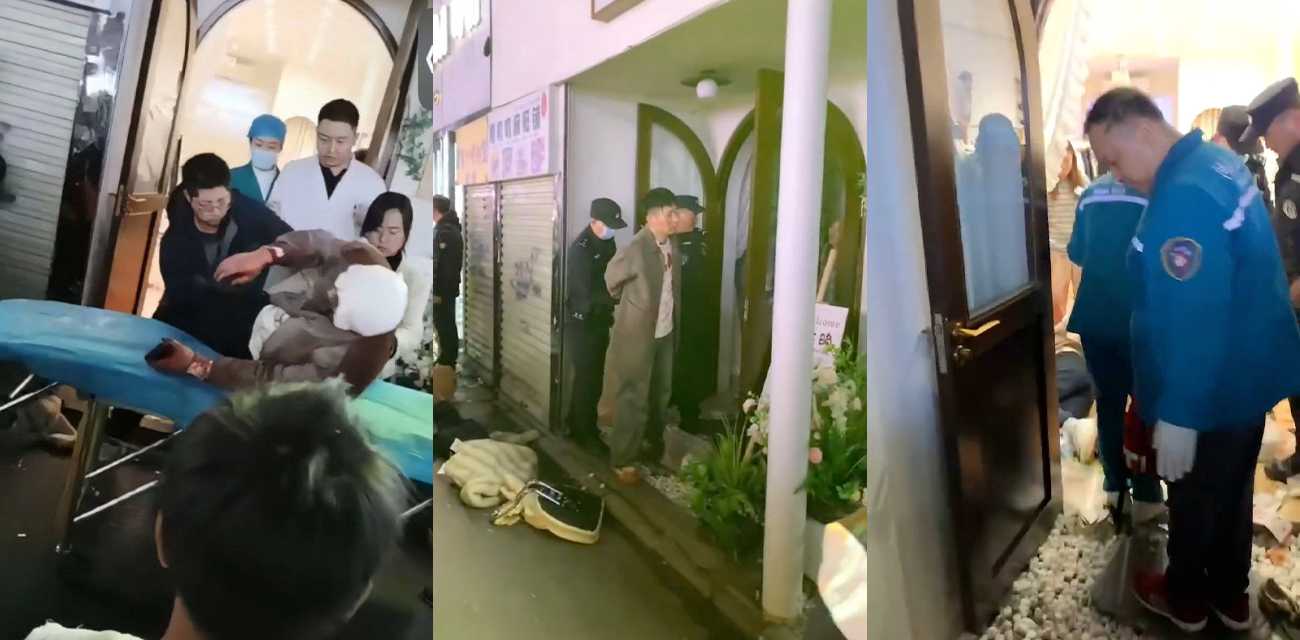 河南新乡大学城不晚女装 打小三视频 已婚男老板苟合女顾客 女子老公带人上门爆锤两人