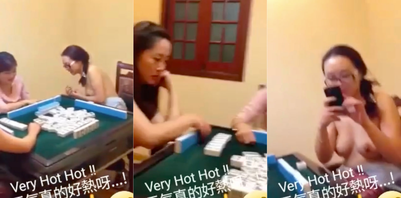 裸体麻将重出江湖~打麻将打输了要脱得精光哦!小编在线筹备牌局等三位靓女的加入~
