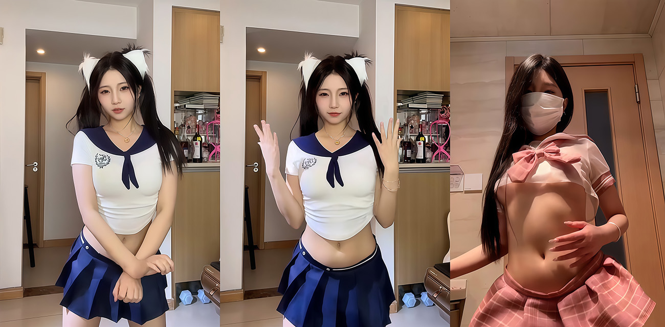 抖音网红小小张 少妇型美女定制大尺度制服掰穴自慰福利