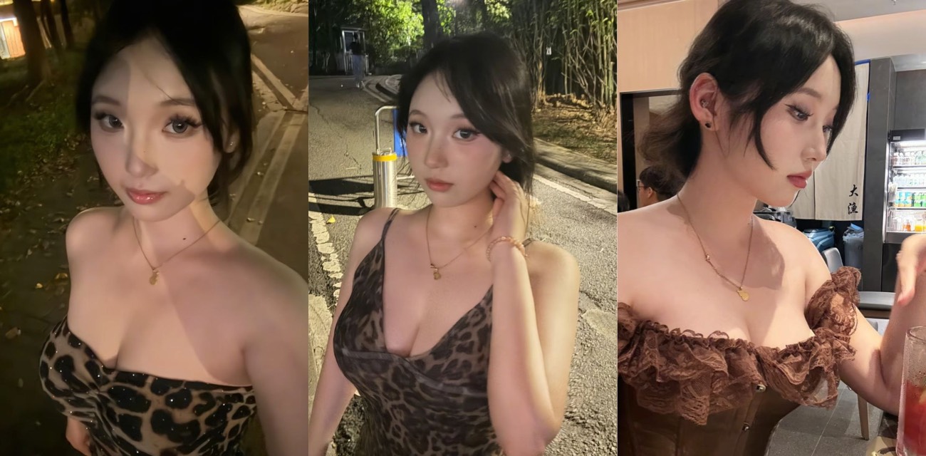 广西桂林精神小妹冯诗瑶黑丝连体私拍