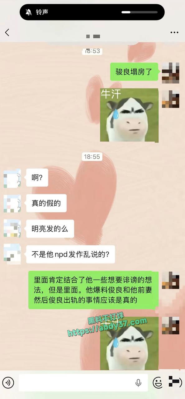 抖音网红骏良被曝婚内出轨女助理 25