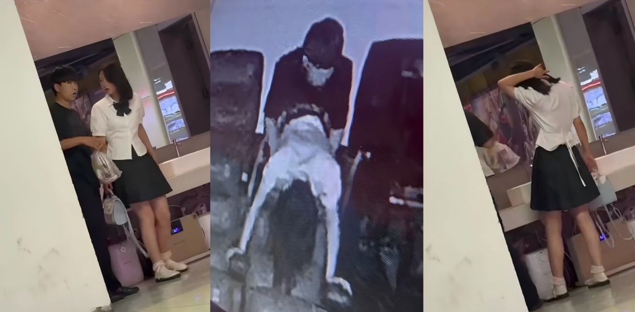 电影院激情时刻 小情侣座椅上开操 现场监控全程记录
