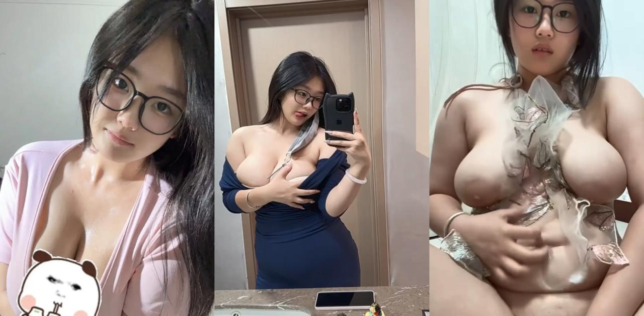抖音主播椰椰蛋卷巨乳反差眼镜妹重金定制视频泄密 露脸露三点大奶狂晃