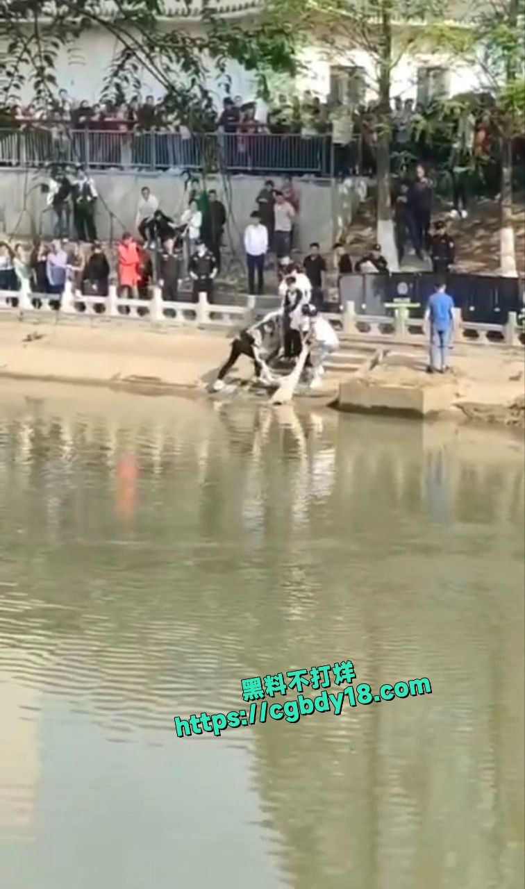 两名男子疑似打赌下河 结果一人发生意外1