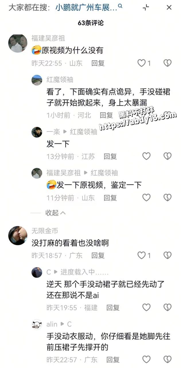 小鹏车展车模亚洲选美冠军吴丹掀裙事件5
